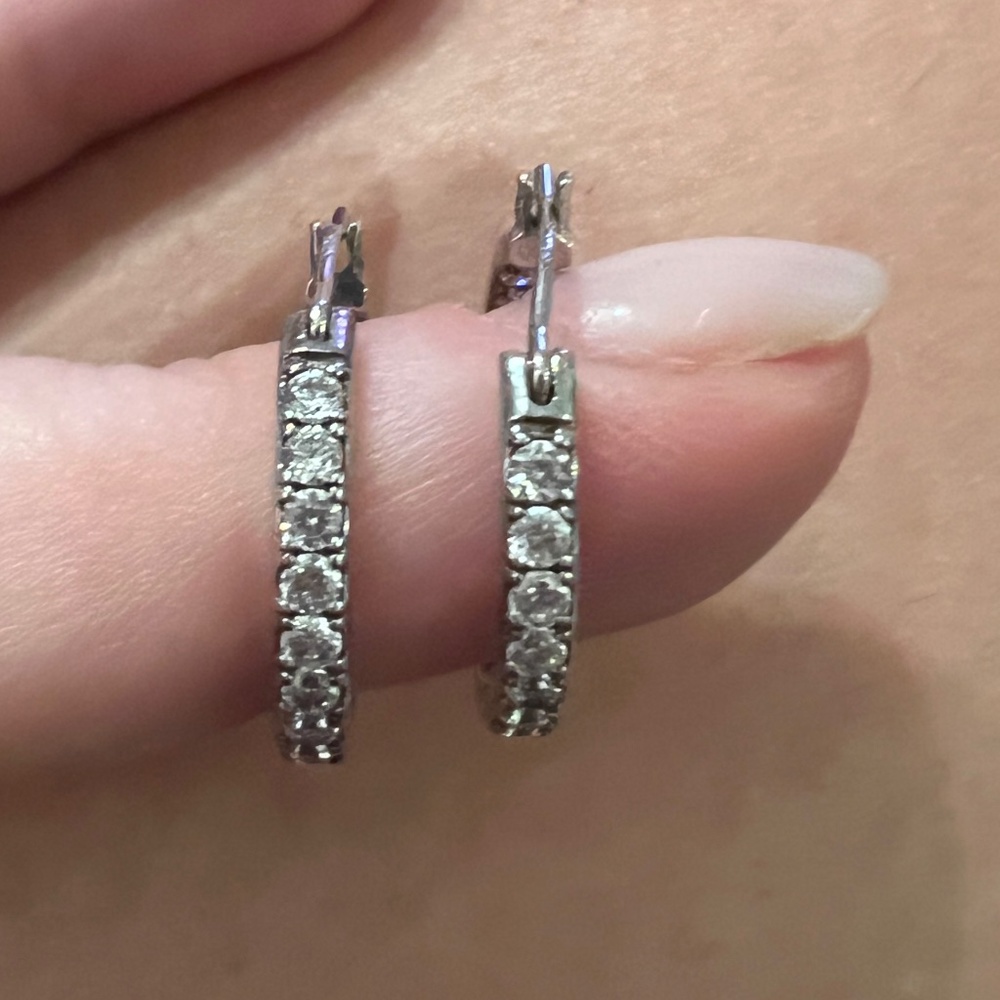 Sterling silver hoop earrings Kiera